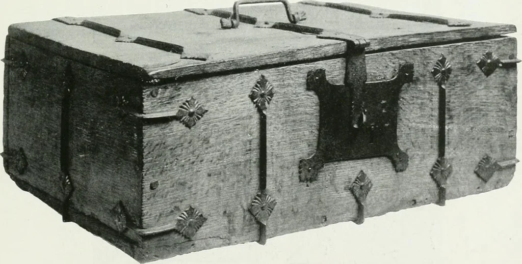 An illustration from A history of oak furniture, 1920, leaf 78