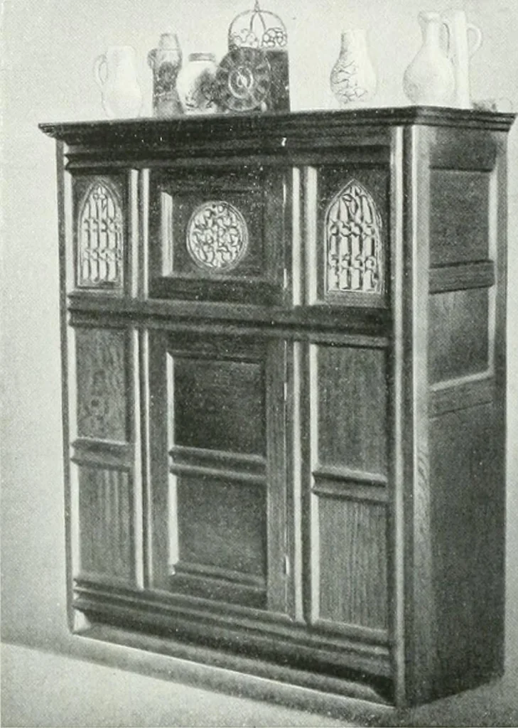 An illustration from A history of oak furniture, 1920, leaf 83