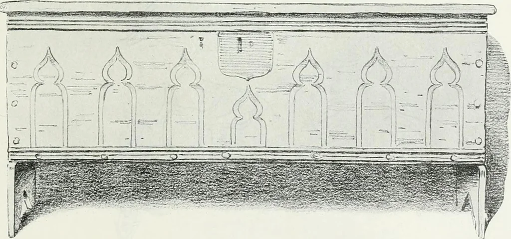 An illustration from A history of oak furniture, 1920, leaf 86