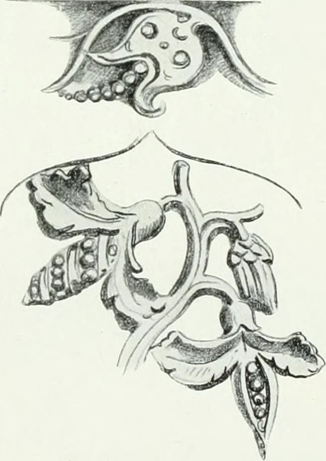 An illustration from A history of oak furniture, 1920, leaf 87