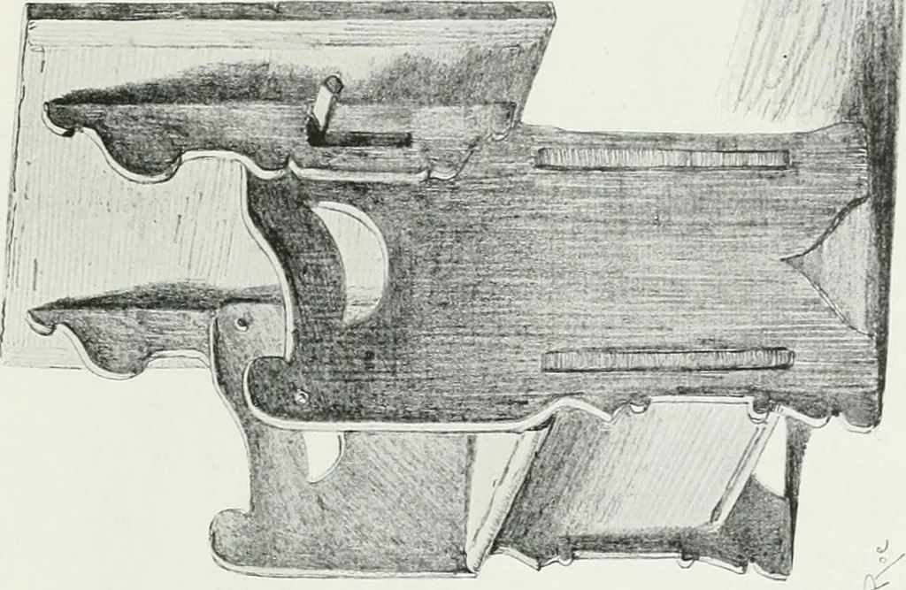 An illustration from A history of oak furniture, 1920, leaf 88