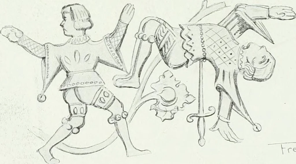 An illustration from A history of oak furniture, 1920, leaf 97