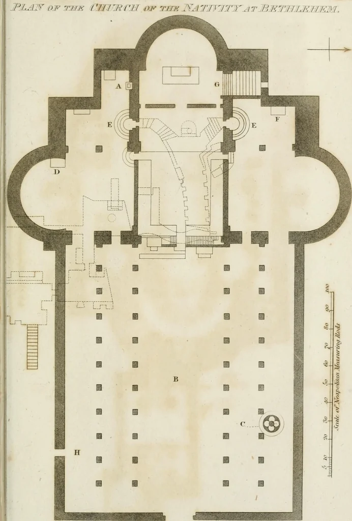 An illustration from An history of the origin and establishment of Gothic architecture : comprehending also an account, from his own writings, of Caesar Caesarianus, the first professed commentator on Vitruvius, and of his translation of that author : an investigation of the principles and proportions of that style of architecture called the Gothic : and an inquiry into the mode of painting upon and staining glass, as practiced in the ecclesiastical structures of the Middle Ages, 1813, leaf 290