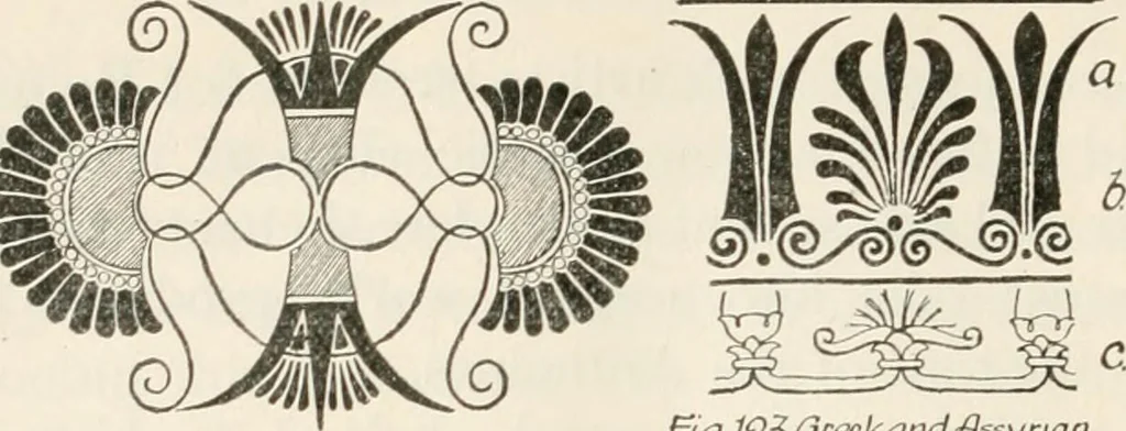 An illustration from A history of ornament, 1916, leaf 121
