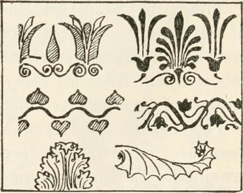 An illustration from A history of ornament, 1916, leaf 123