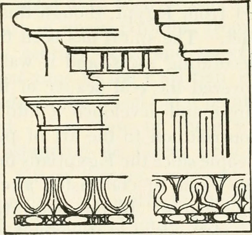 An illustration from A history of ornament, 1916, leaf 124