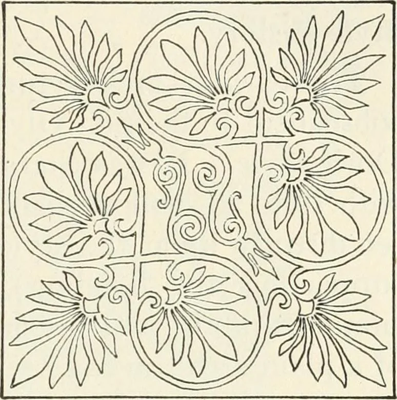 An illustration from A history of ornament, 1916, leaf 138