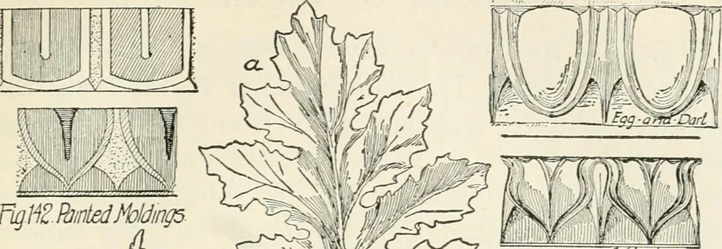 An illustration from A history of ornament, 1916, leaf 140