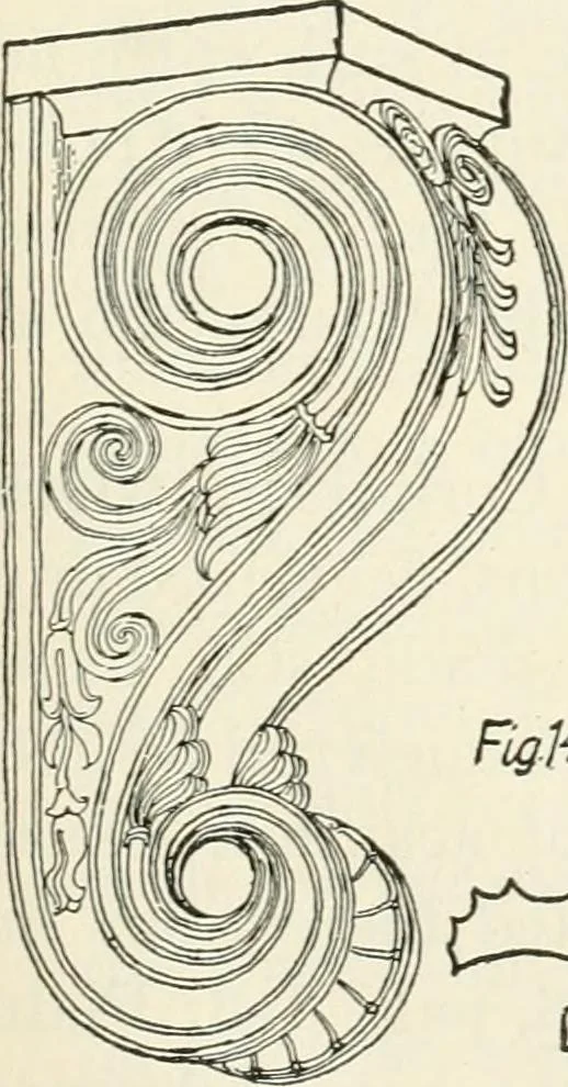 An illustration from A history of ornament, 1916, leaf 140