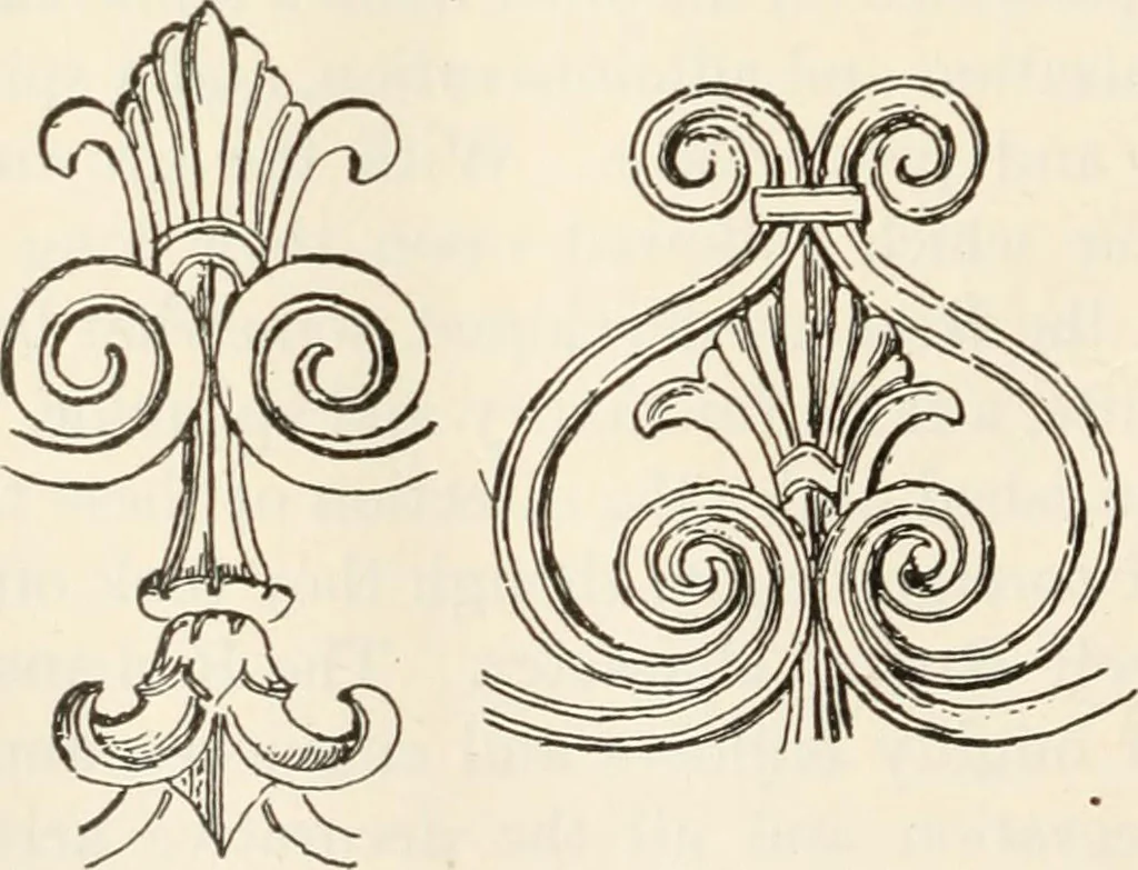An illustration from A history of ornament, 1916, leaf 155