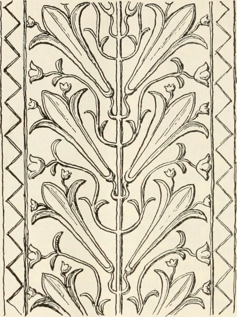 An illustration from A history of ornament, 1916, leaf 157
