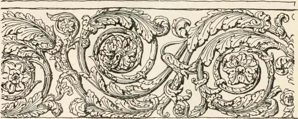 An illustration from A history of ornament, 1916, leaf 165