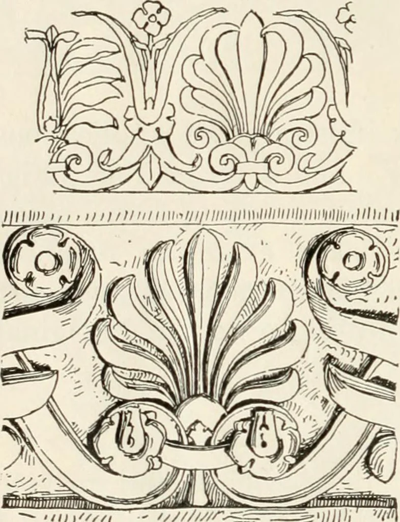 An illustration from A history of ornament, 1916, leaf 183