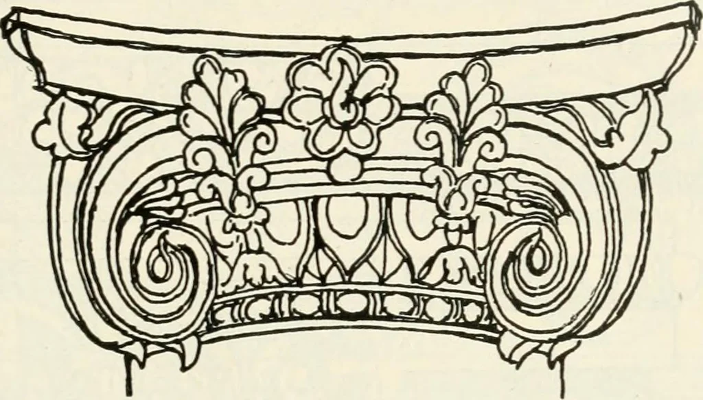 An illustration from A history of ornament, 1916, leaf 198