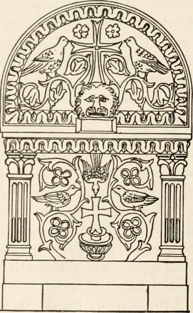 An illustration from A history of ornament, 1916, leaf 215