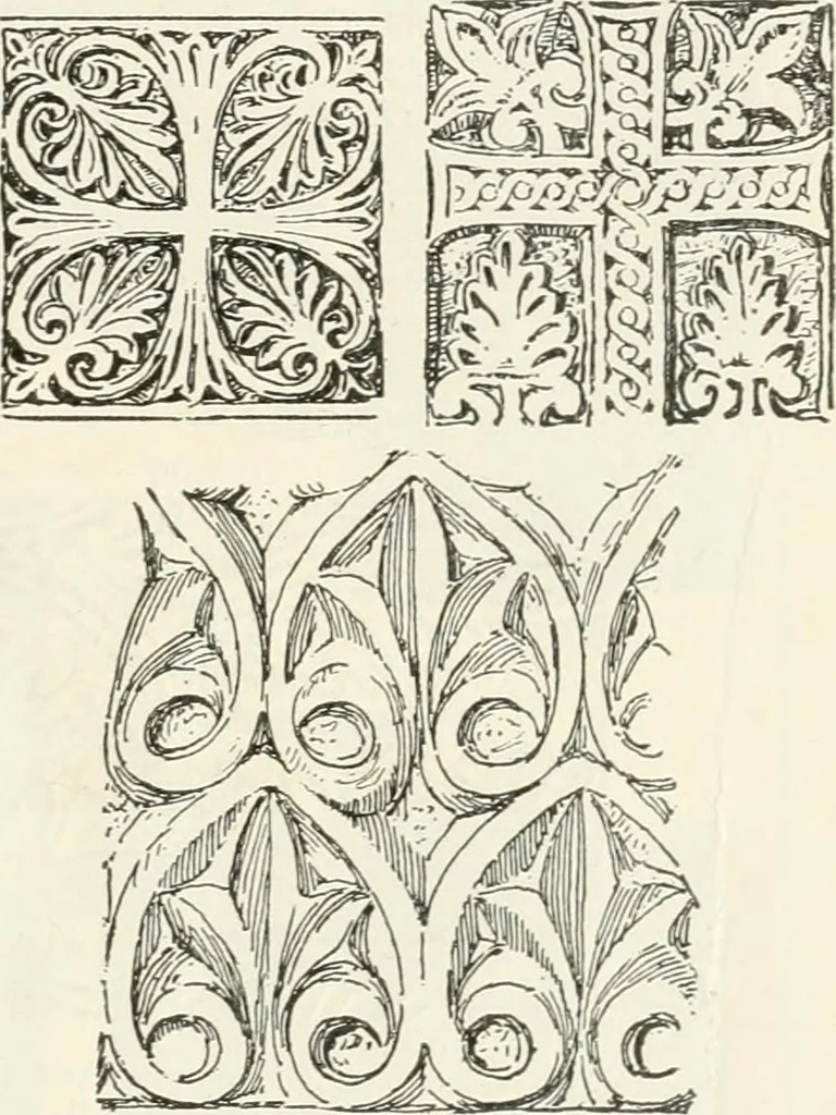 An illustration from A history of ornament, 1916, leaf 242