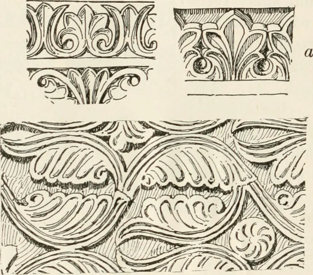 An illustration from A history of ornament, 1916, leaf 243