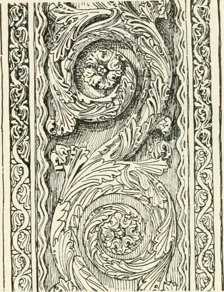 An illustration from A history of ornament, 1916, leaf 282