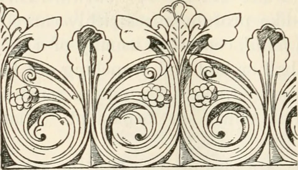 An illustration from A history of ornament, 1916, leaf 325