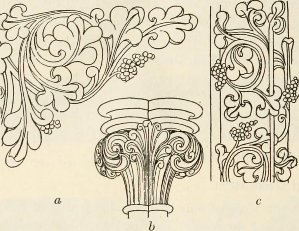 An illustration from A history of ornament, 1916, leaf 377
