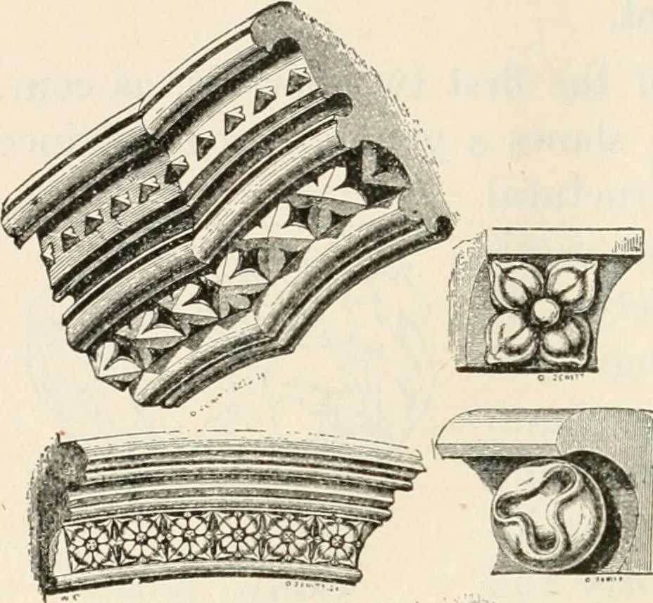 An illustration from A history of ornament, 1916, leaf 381