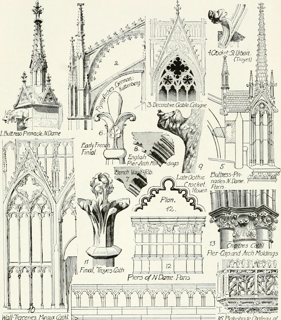An illustration from A history of ornament, 1916, leaf 456