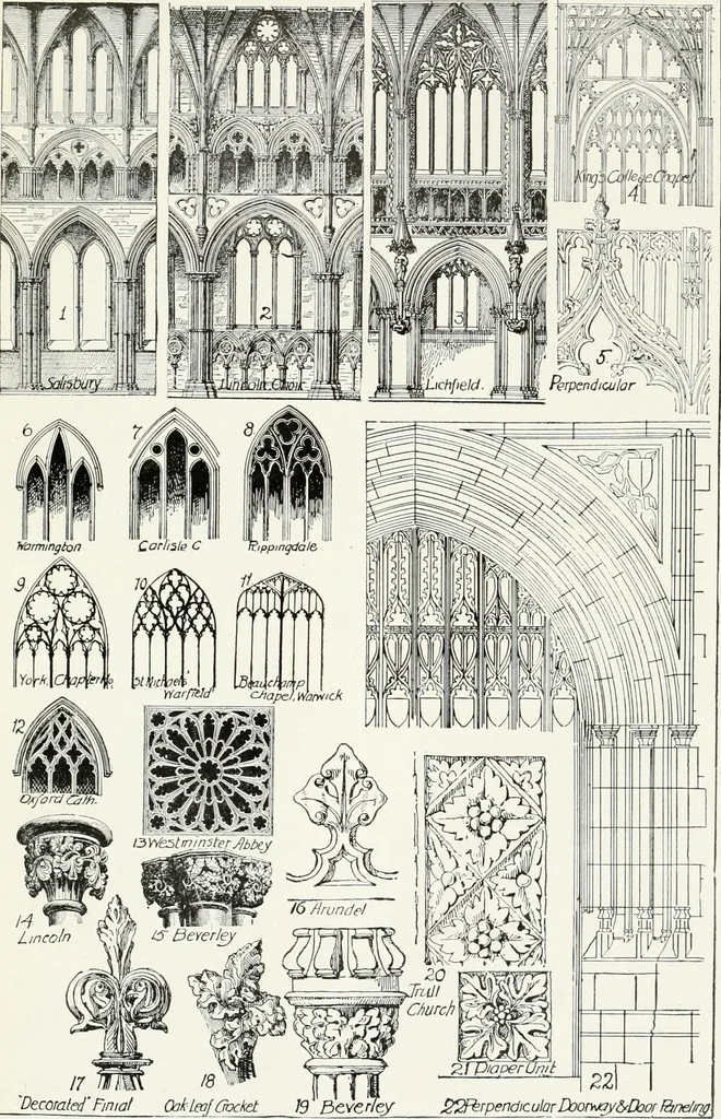 An illustration from A history of ornament, 1916, leaf 464