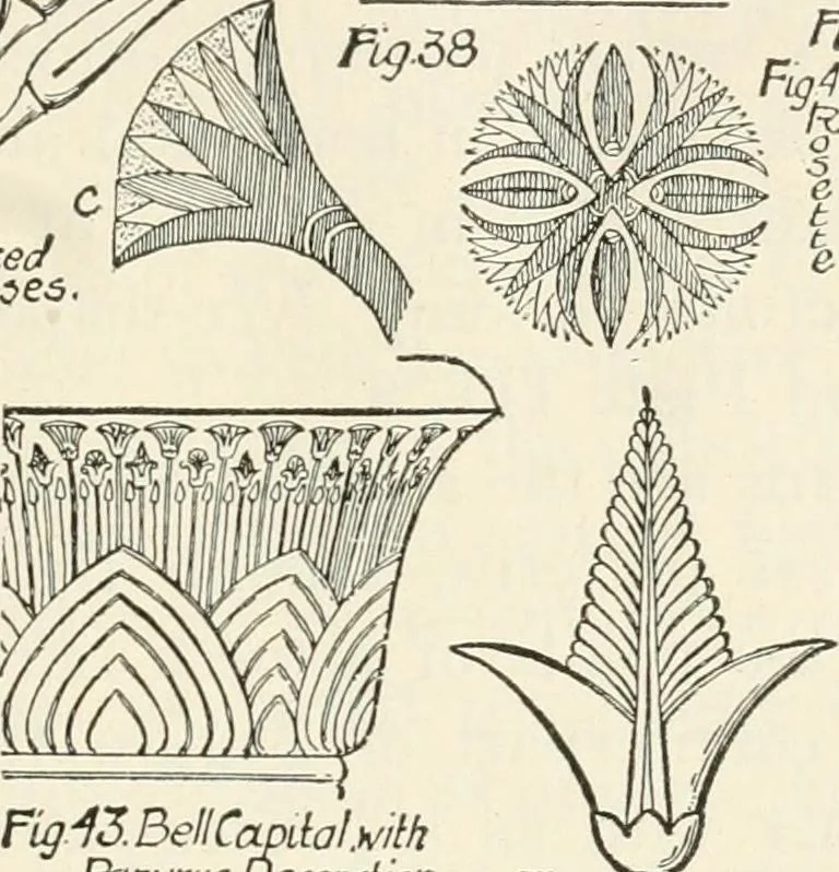 An illustration from A history of ornament, 1916, leaf 74