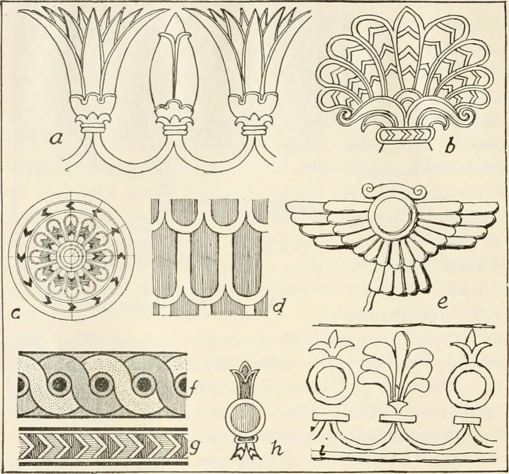 An illustration from A history of ornament, 1916, leaf 85