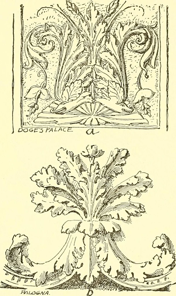 An illustration from A history of ornament .., 1916, leaf 105