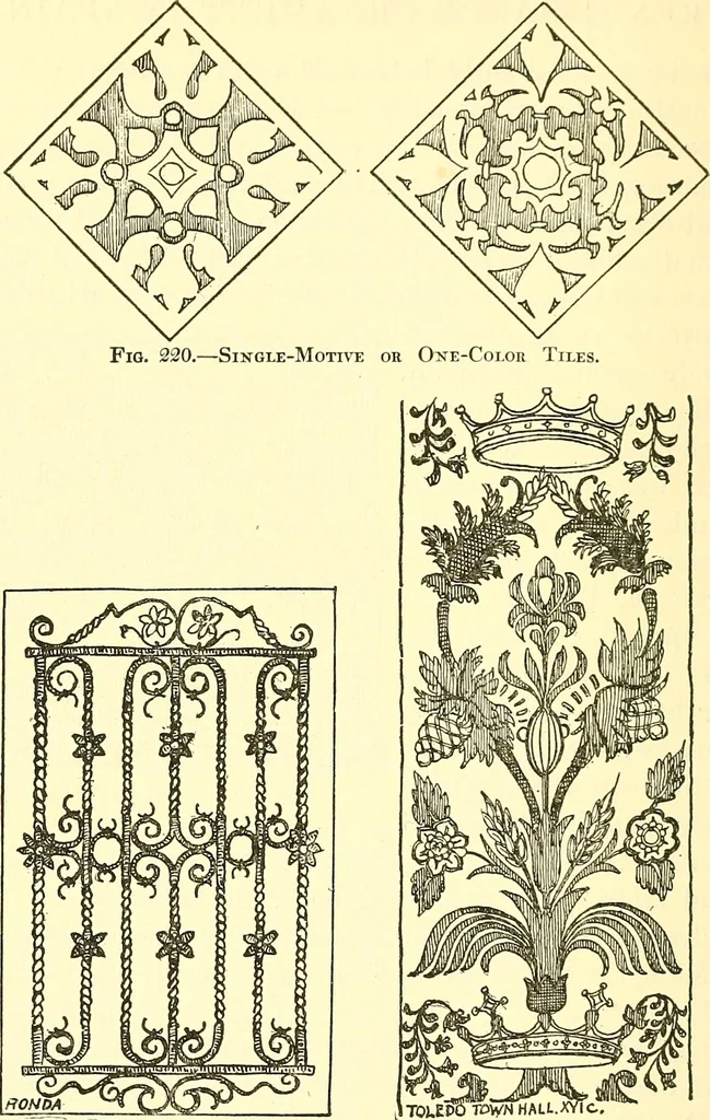 An illustration from A history of ornament .., 1916, leaf 391