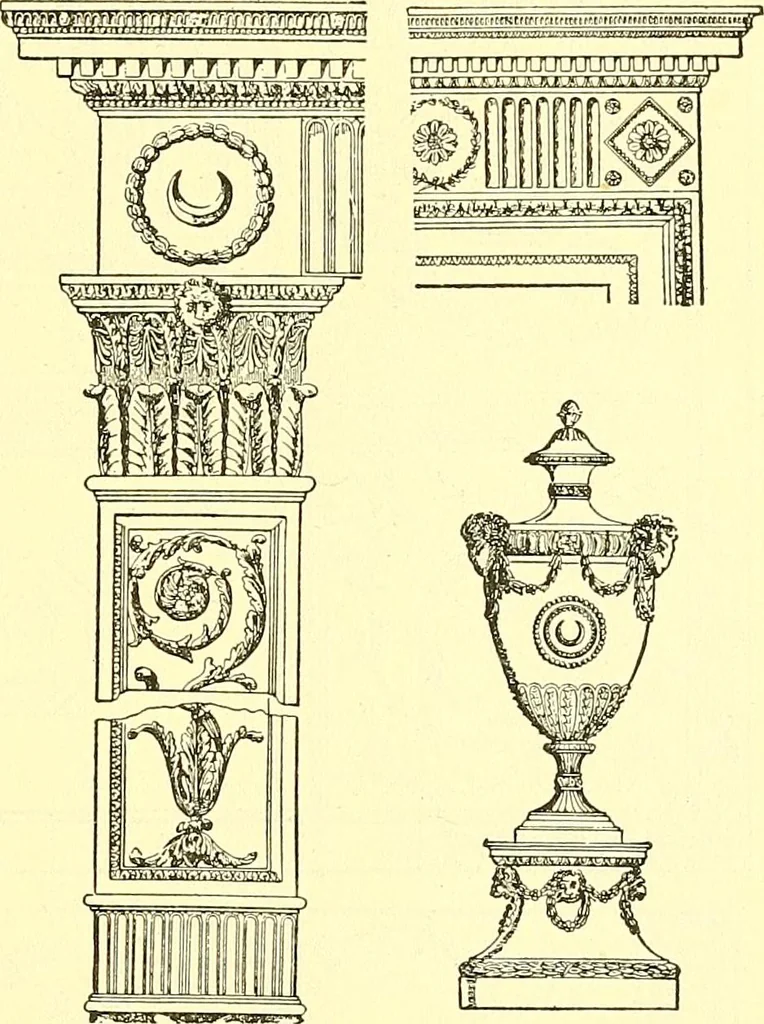 An illustration from A history of ornament .., 1916, leaf 476