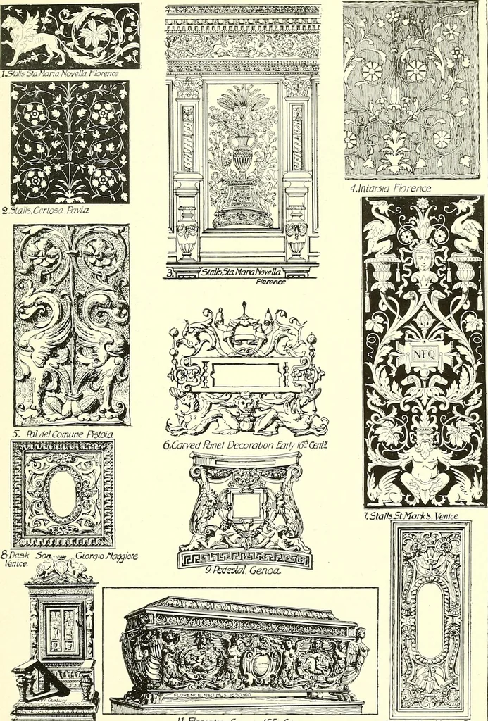 An illustration from A history of ornament .., 1916, leaf 628