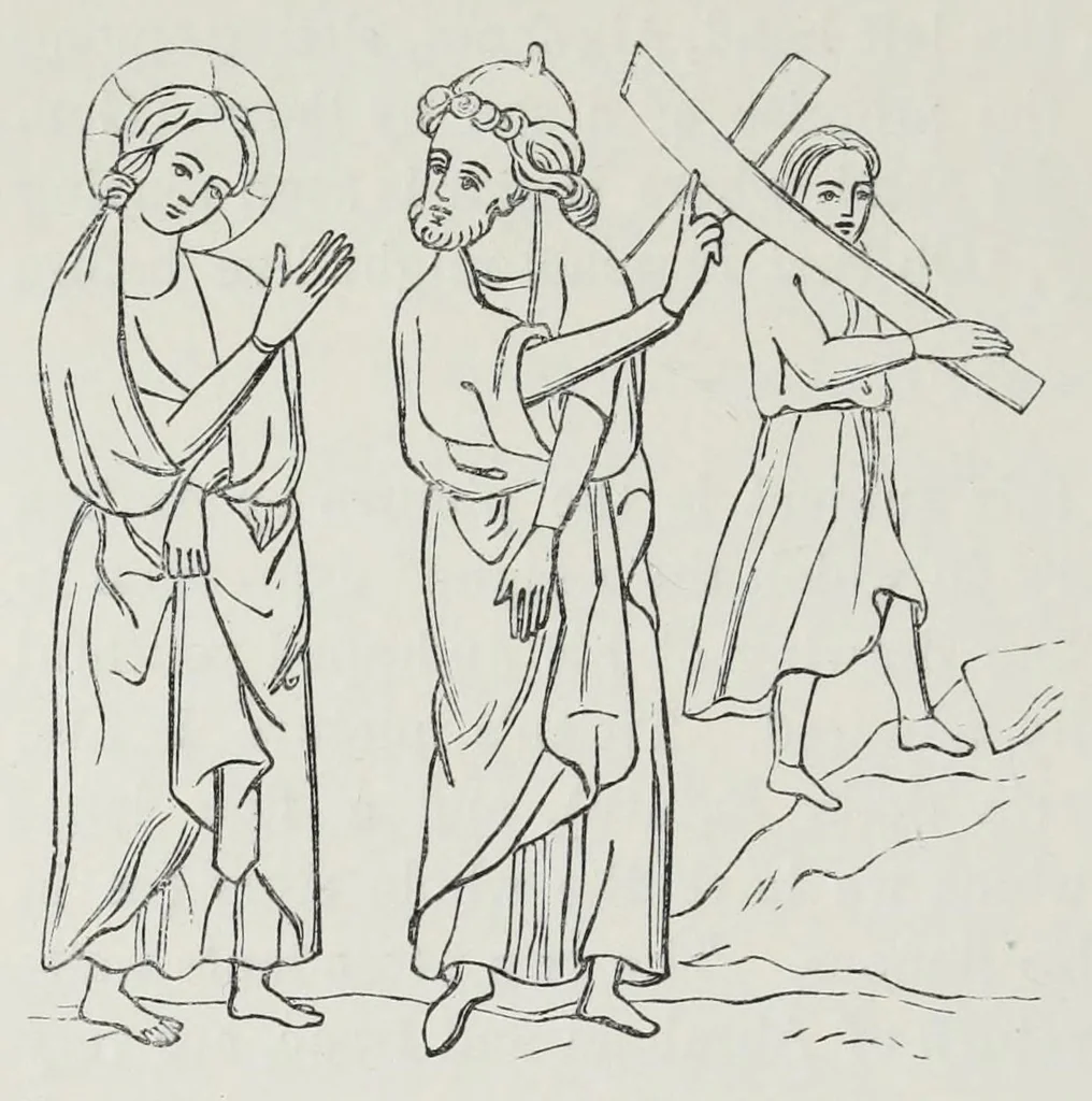 An illustration from The history of Our Lord as exemplified in works of art: with that of His types; St. John the Baptist; and other persons of the Old and New Testament, 1864, leaf 166