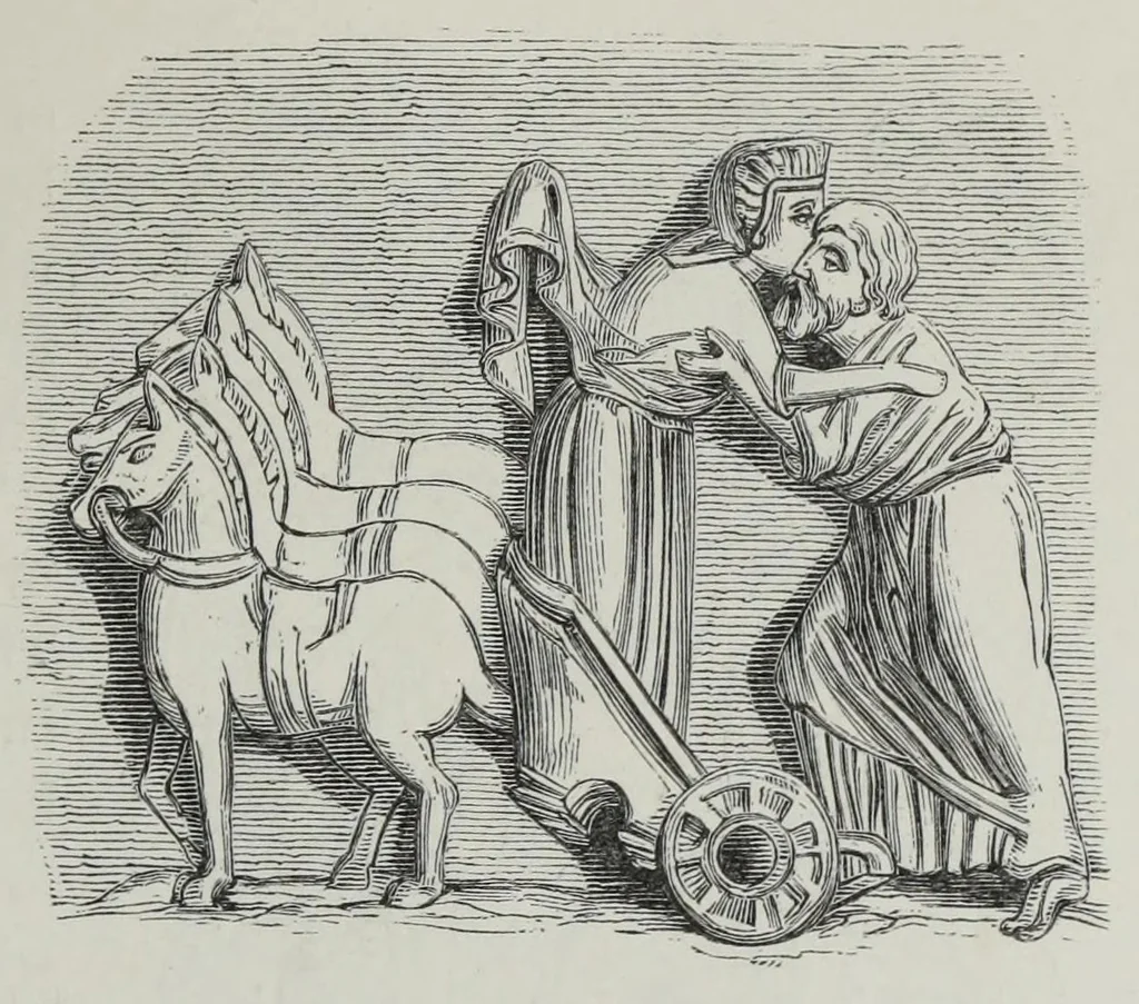 An illustration from The history of Our Lord as exemplified in works of art: with that of His types; St. John the Baptist; and other persons of the Old and New Testament, 1864, leaf 199