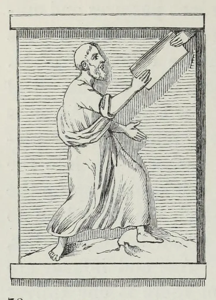 An illustration from The history of Our Lord as exemplified in works of art: with that of His types; St. John the Baptist; and other persons of the Old and New Testament, 1864, leaf 216