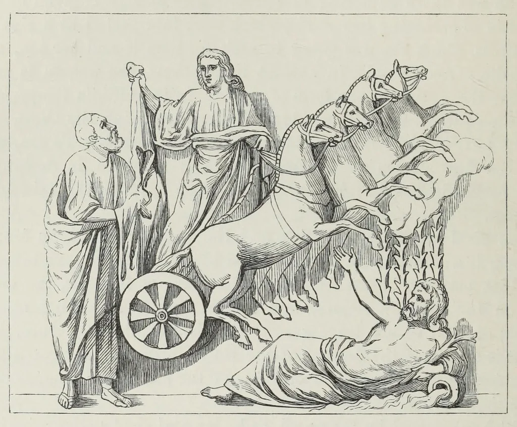 An illustration from The history of Our Lord as exemplified in works of art: with that of His types; St. John the Baptist; and other persons of the Old and New Testament, 1864, leaf 258