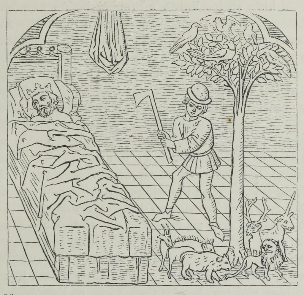 An illustration from The history of Our Lord as exemplified in works of art: with that of His types; St. John the Baptist; and other persons of the Old and New Testament, 1864, leaf 271