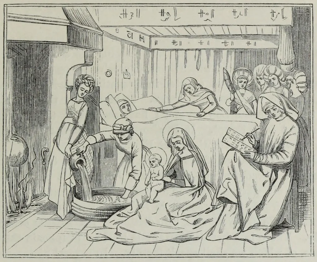 An illustration from The history of Our Lord as exemplified in works of art: with that of His types; St. John the Baptist; and other persons of the Old and New Testament, 1864, leaf 329