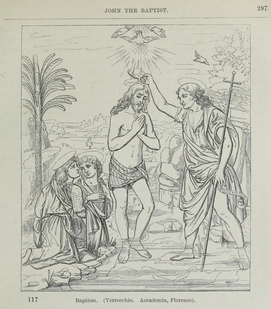An illustration from The history of Our Lord as exemplified in works of art: with that of His types; St. John the Baptist; and other persons of the Old and New Testament, 1864, leaf 335