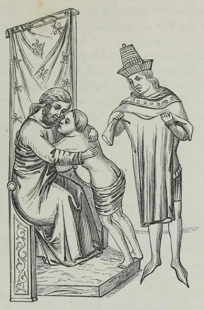 An illustration from The history of Our Lord as exemplified in works of art: with that of His types; St. John the Baptist; and other persons of the Old and New Testament, 1864, leaf 421