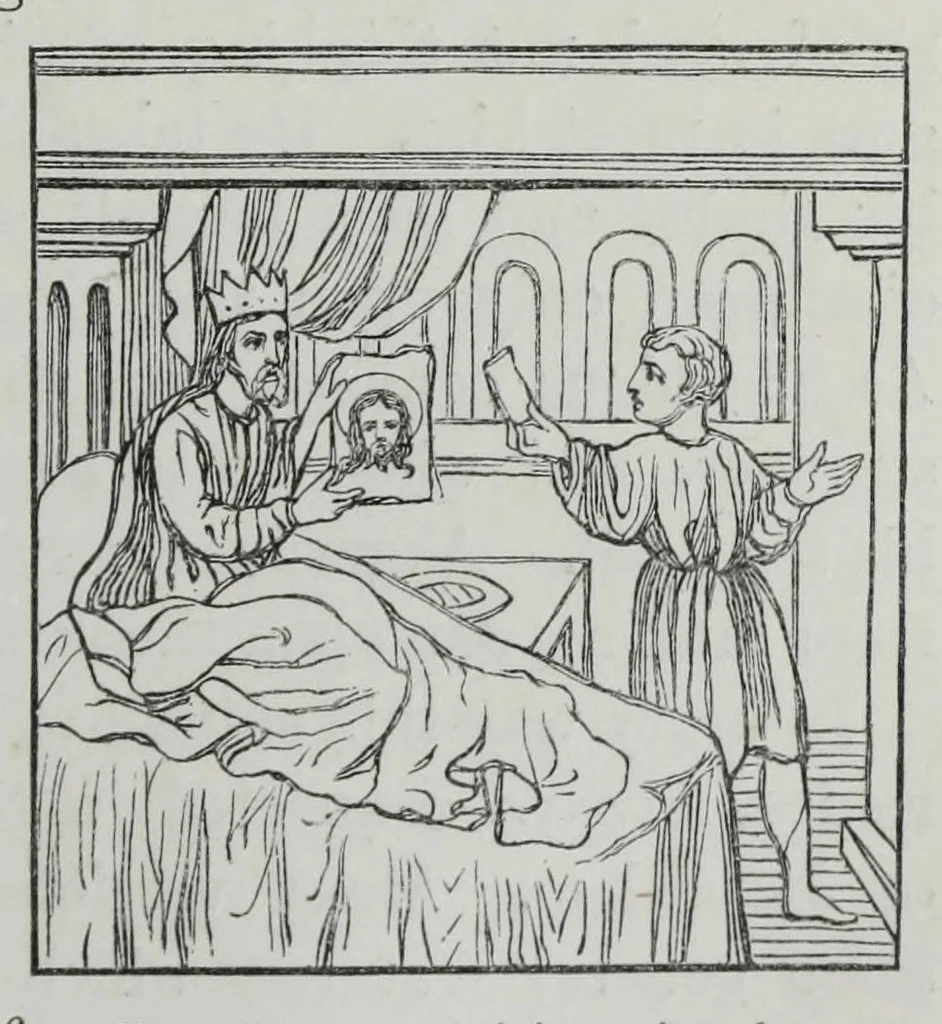 An illustration from The history of Our Lord as exemplified in works of art: with that of His types; St. John the Baptist; and other persons of the Old and New Testament, 1864, leaf 65