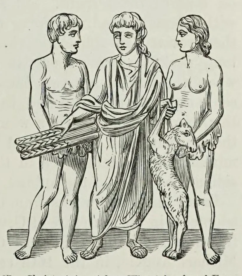 An illustration from The history of Our Lord as exemplified in works of art : with that of His types, St. John the Baptist, and other persons of the Old and New Testament, 1892, leaf 135