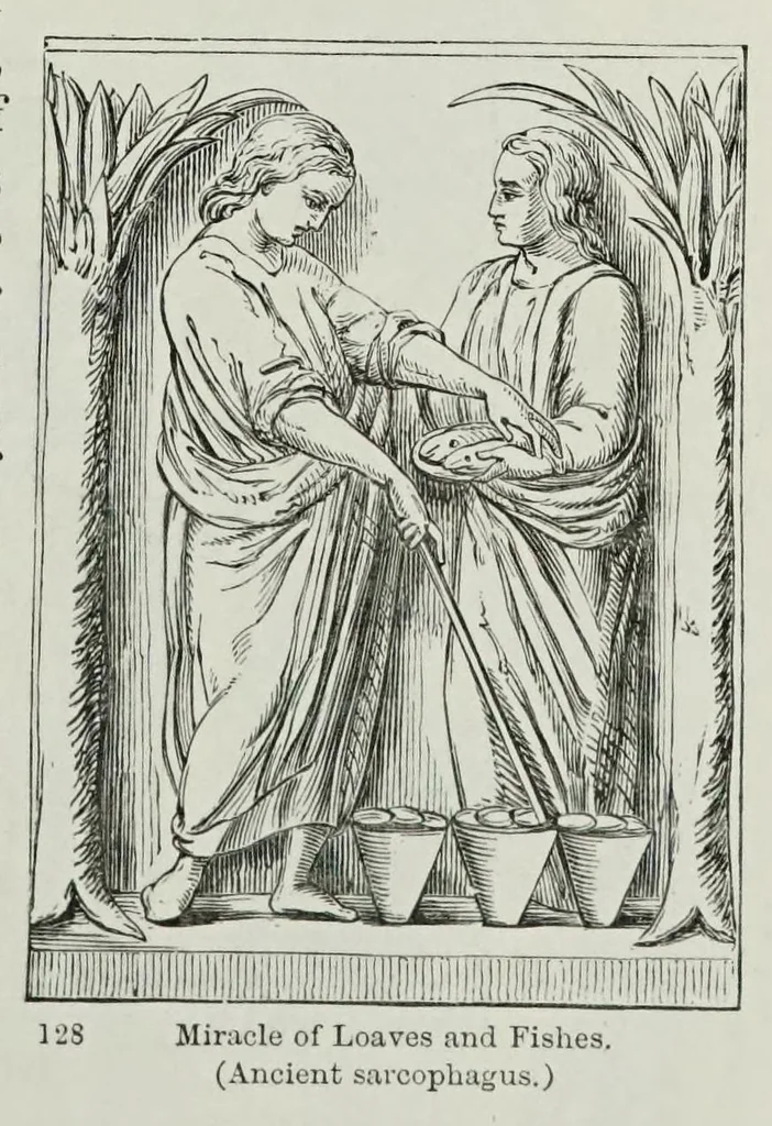 An illustration from The history of Our Lord as exemplified in works of art : with that of His types, St. John the Baptist, and other persons of the Old and New Testament, 1892, leaf 389