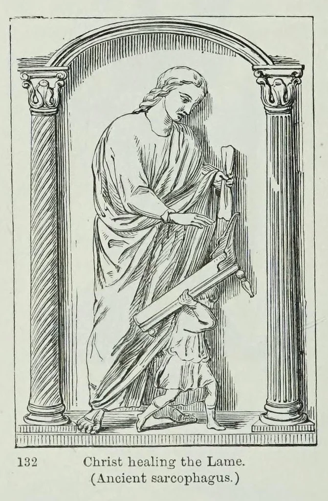 An illustration from The history of Our Lord as exemplified in works of art : with that of His types, St. John the Baptist, and other persons of the Old and New Testament, 1892, leaf 392