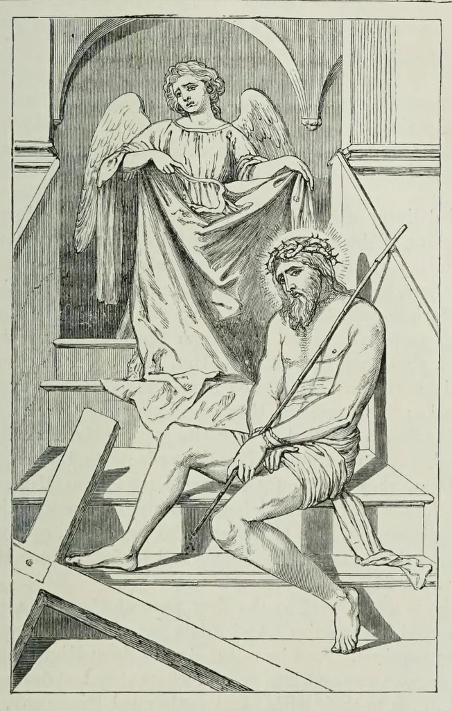 An illustration from The history of Our Lord as exemplified in works of art : with that of His types, St. John the Baptist, and other persons of the Old and New Testament, 1892, leaf 133
