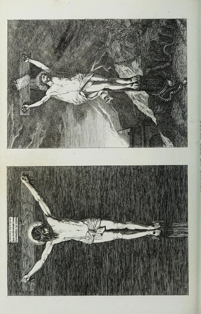An illustration from The history of Our Lord as exemplified in works of art : with that of His types, St. John the Baptist, and other persons of the Old and New Testament, 1892, leaf 250