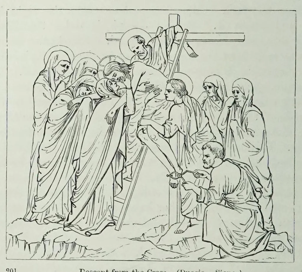 An illustration from The history of Our Lord as exemplified in works of art : with that of His types, St. John the Baptist, and other persons of the Old and New Testament, 1892, leaf 264