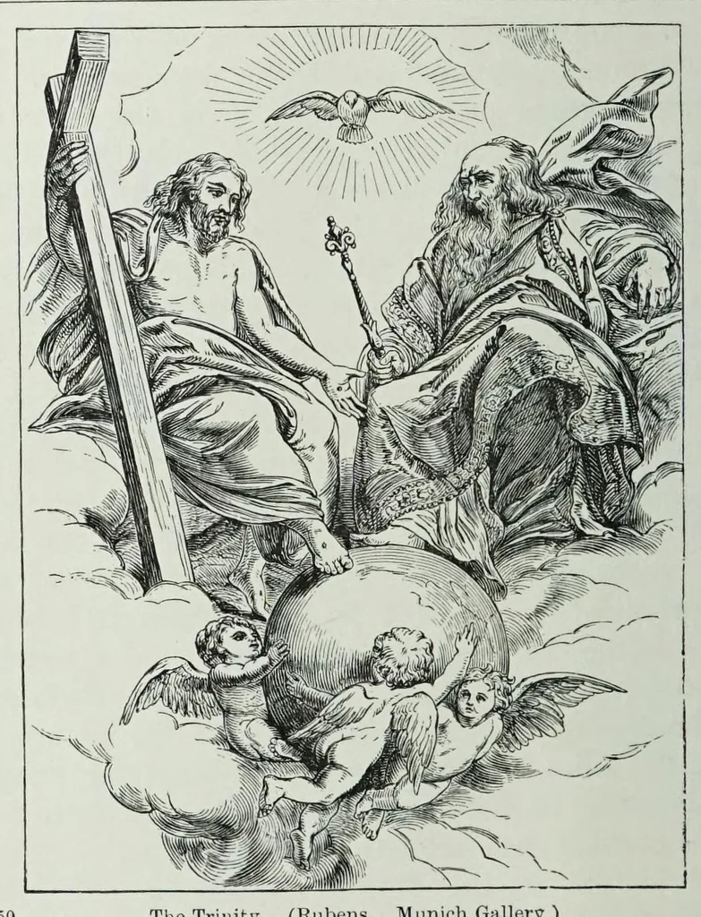 An illustration from The history of Our Lord as exemplified in works of art : with that of His types, St. John the Baptist, and other persons of the Old and New Testament, 1892, leaf 412