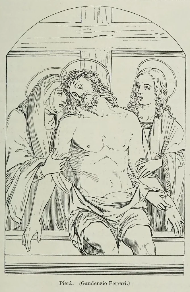 An illustration from The history of Our Lord as exemplified in works of art : with that of His types, St. John the Baptist, and other persons of the Old and New Testament, 1892, leaf 427
